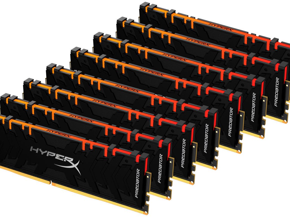 HyperX Predator, Fury DDR4 RGB Memory Kits Hit 4,800 MHz and 256GB