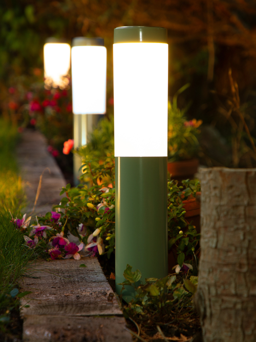 Heron Outdoor Pathfinder Lights - Sage Green