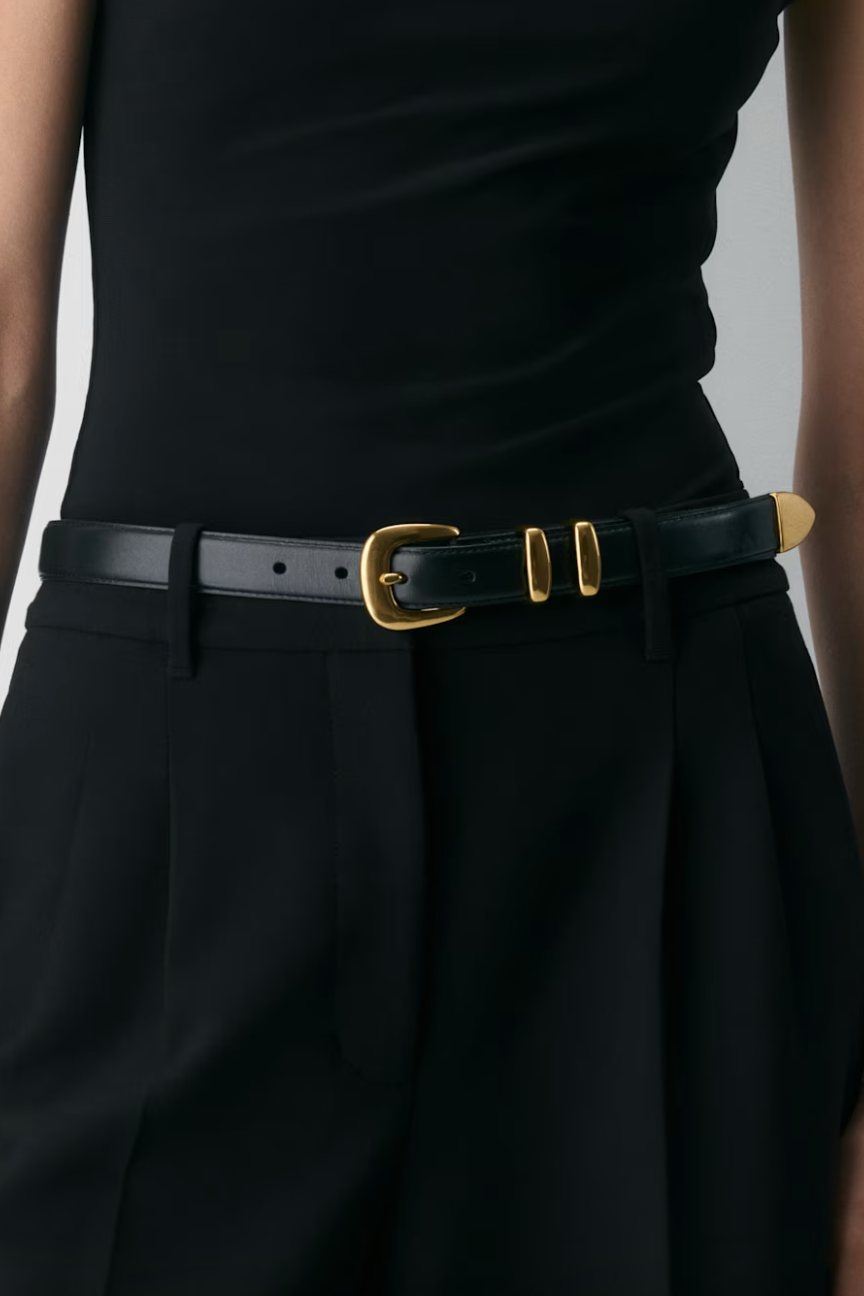 Aritzia, Legendary Solid Brass Leather Belt