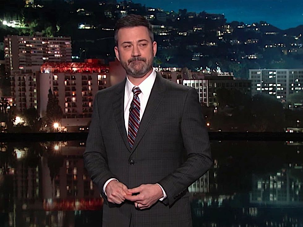 Jimmy Kimmel has an emotional, angry rebuttal to what Trump didn't say in  his school shooting speech | The Week
