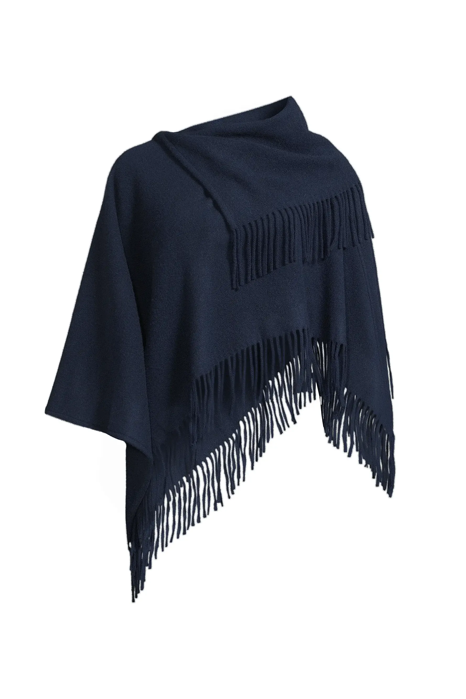 Darcey Wool Cowl Poncho