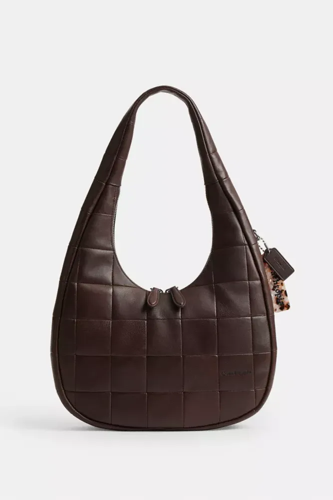 Alter/ego Crescent Shoulder Bag in Upcrafted Leather With Grommets