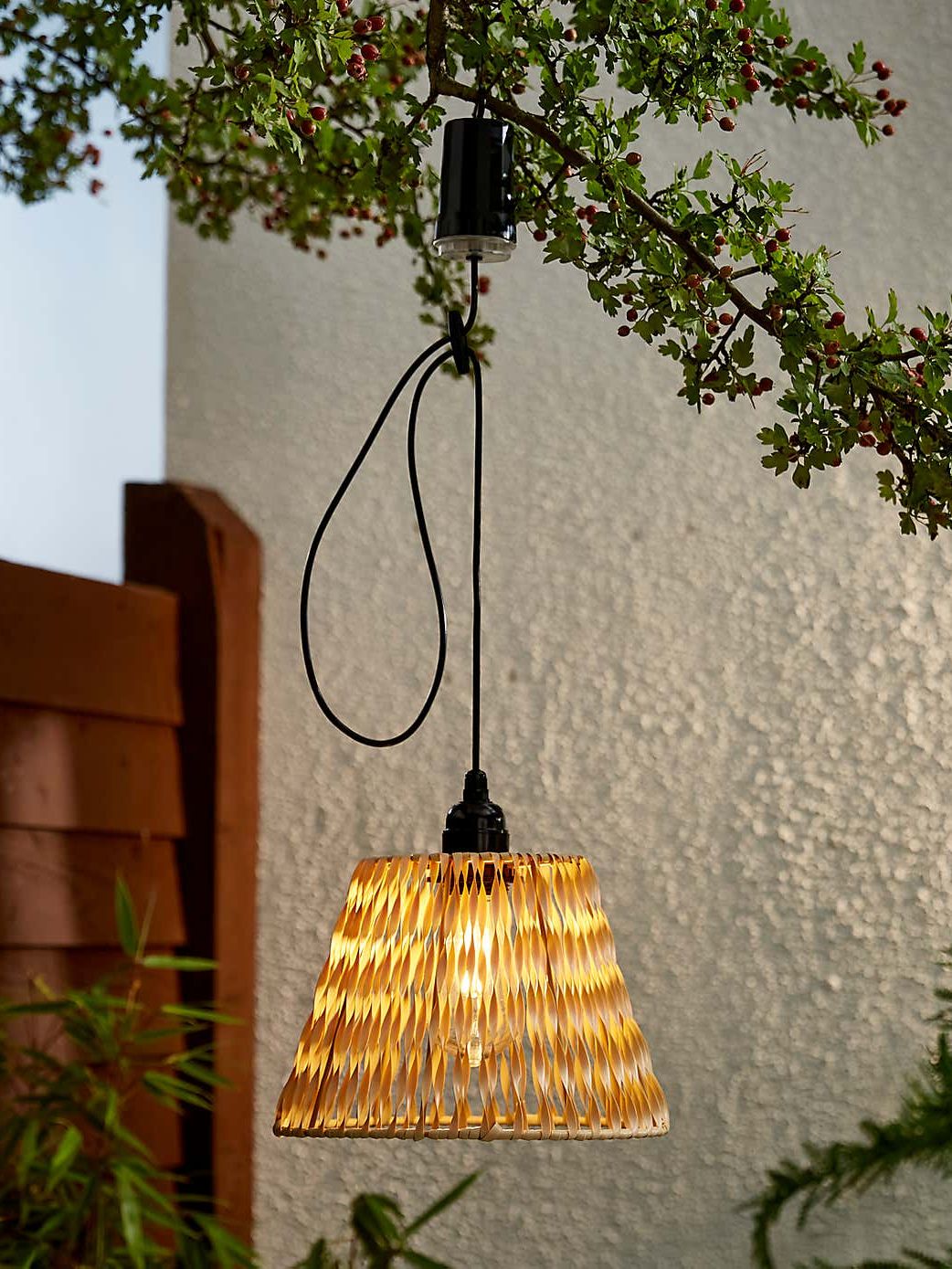 Rattan Led Pendant Light