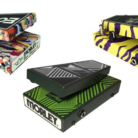 Morley reveals mini Custom Shop wah pedals for Steve Vai, George