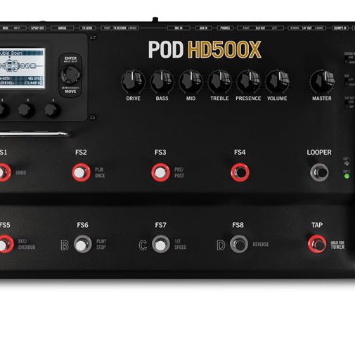 Line 6 POD HD500X Fullyloadedインストール済み Line 6 POD HD500X Guitar Multi-effects Floor Processor | Sweetwater