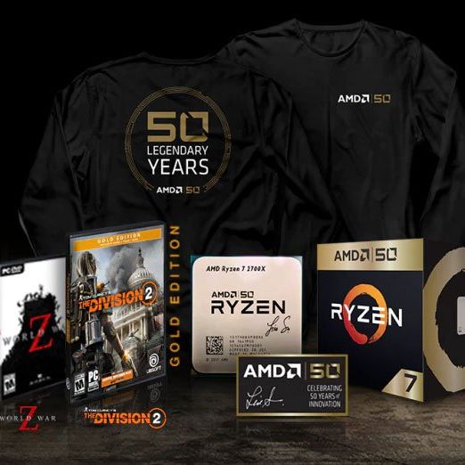 Ryzen7 2700X 良品 AMD Ryzen 7 2700X 50th Anniversary Edition Pictured Up Close