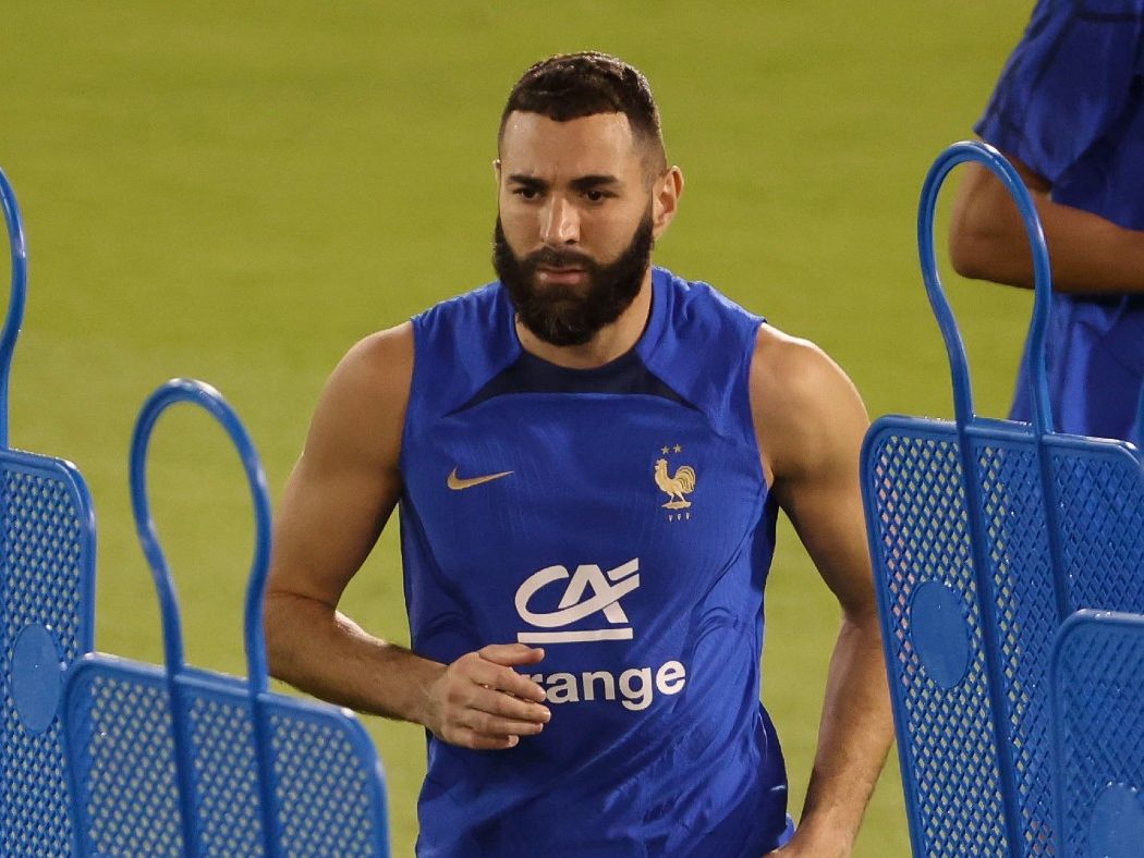 Flocage Footpress® Benzema France 2022 – Maillot Extérieur Bleu – Neuf