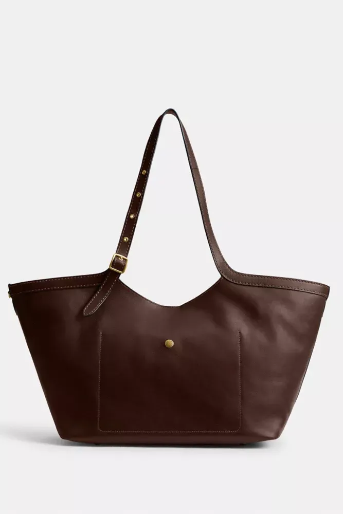 Brass/maple Gramercy Tote Bag