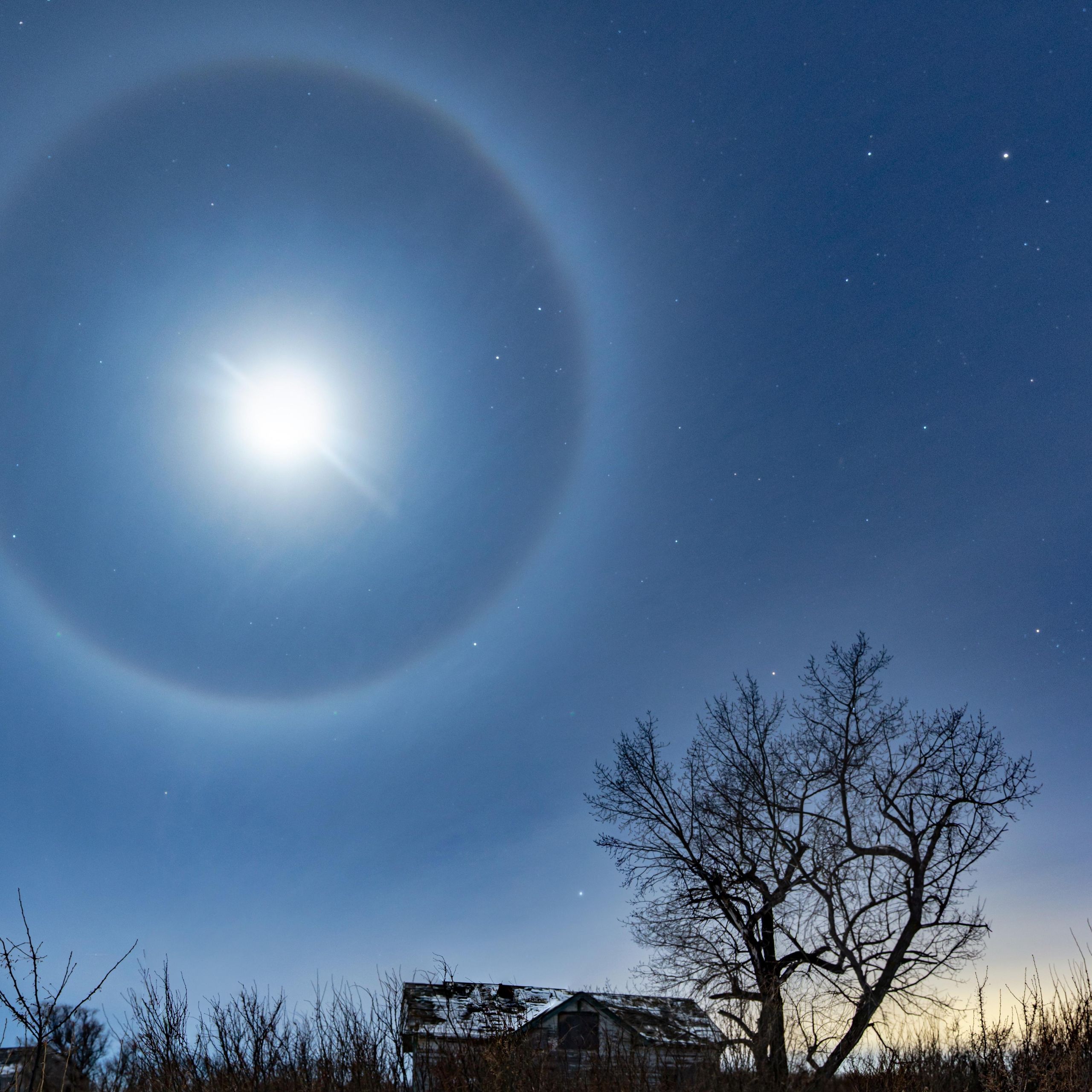 Why does the moon sometimes have a 'halo'? | Live Science, image size:2560x2560