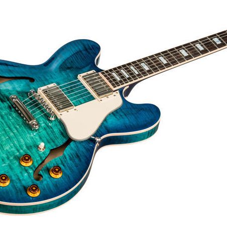 ギター GIBSON Memphis ES-335 figured indigoBlue Gibson ES-335 Figured - Indigo Stain | Sweetwater