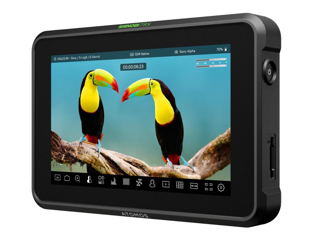 Atomos' new Shinobi 7 RX monitor makes cables a thing of the past