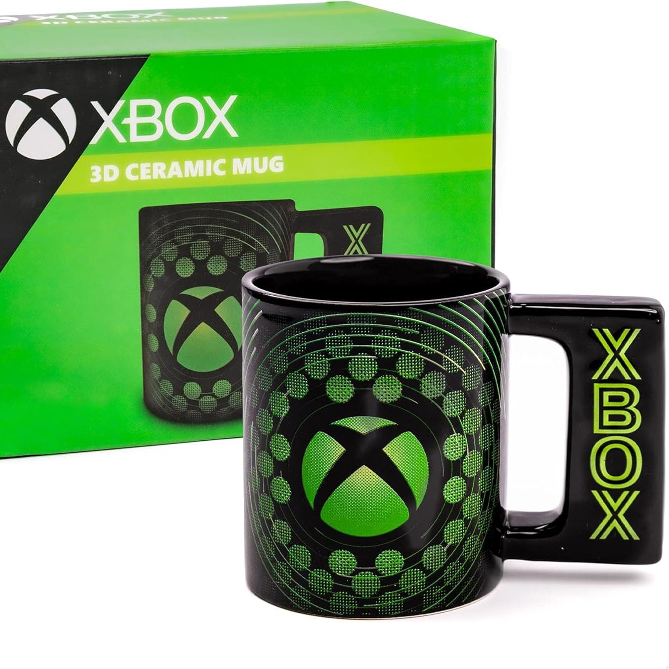 Xbox Mug Game Console Logo Handle 16oz Cup Gaming Merchandise One Size