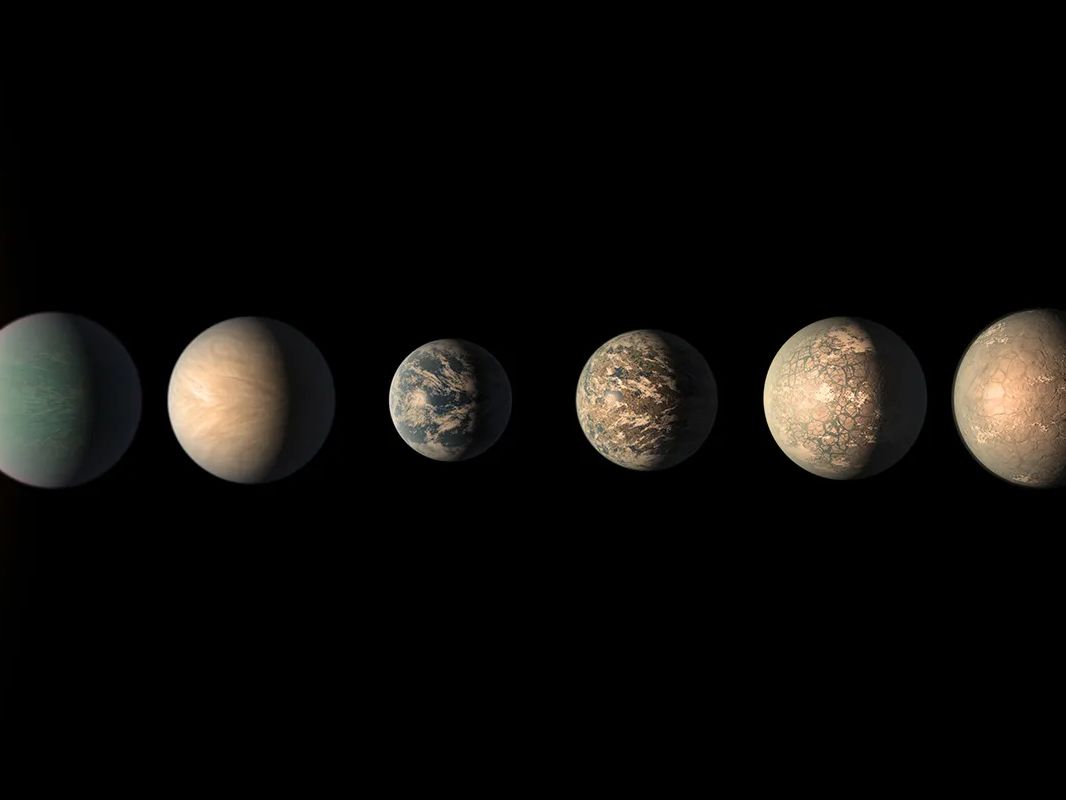 Why the 7 worlds of TRAPPIST-1 waltz in peculiar patterns | Space