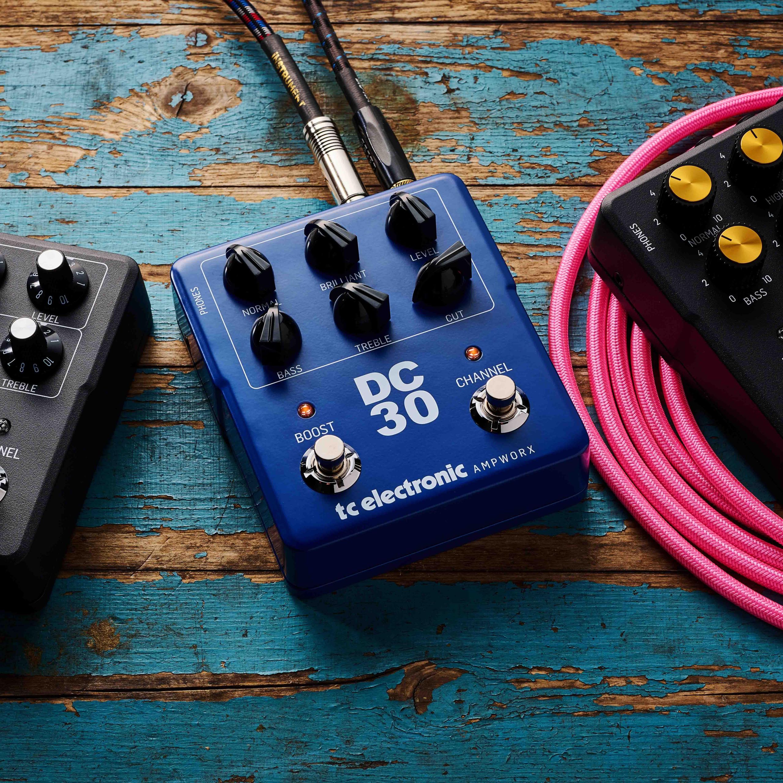 TC Electronic Ampworx Vintage Series Combo Deluxe 65', DC30, and