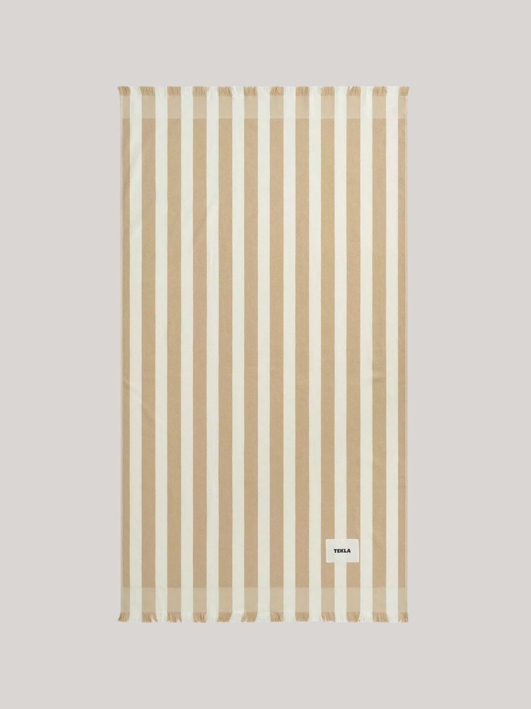 Tekla Striped Terry Cotton Beach Towel.