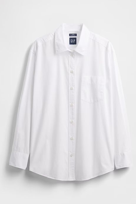 Gap Organic Cotton Poplin Big Shirt