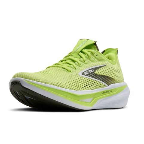 Brooks Men&amp;rsquo;s Hyperion 3 Neutral Running Shoe - Sunny Lime/olive/white - 10.5 Medium