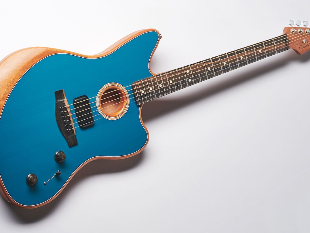 【にしかわ】Fender American Acoustasonic Fender Unveils New American Acoustasonic Jazzmaster | GuitarPlayer