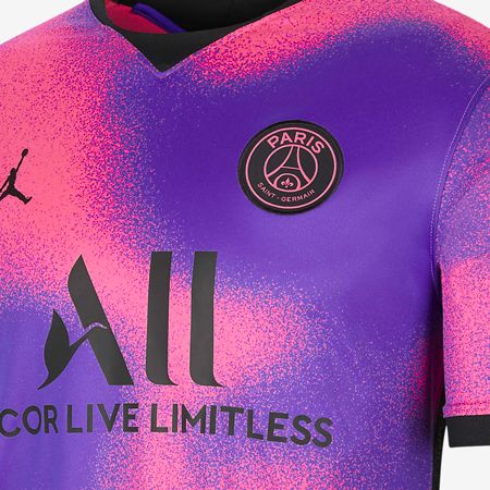psg shirt pink and purple