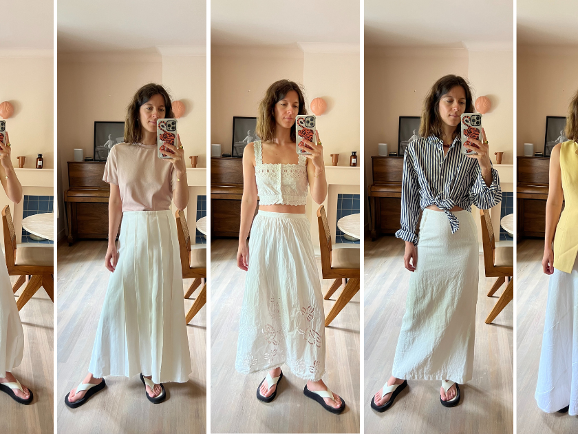 The Five White Maxi Skirt Styles You Need This Summer
