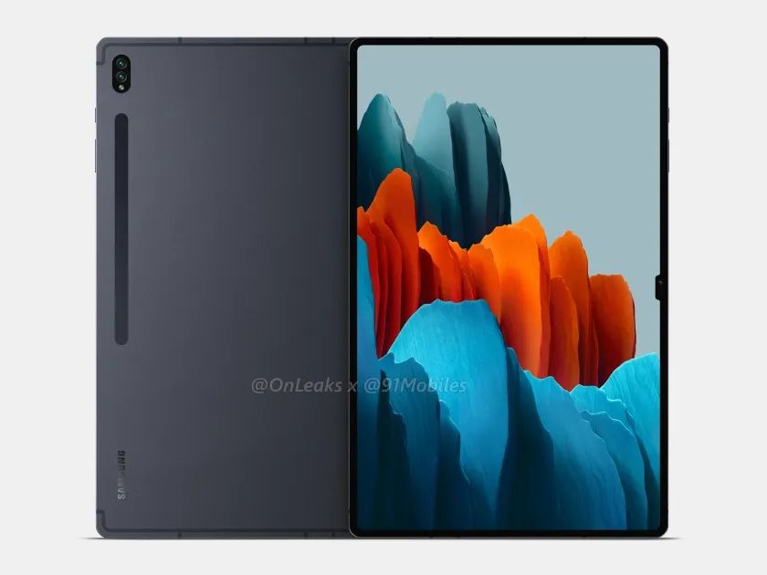 Samsung Galaxy Tab S8 Ultra renders feature the dreaded notch