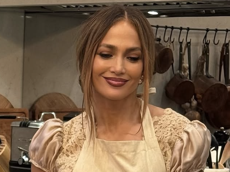 Jennifer Lopez Wears Silk and Lace to Cook Her Thanksgiving Meal | Marie Claire Jennifer Lopez Wears Silk and Lace to Cook Her Thanksgiving Meal | Marie Claire
