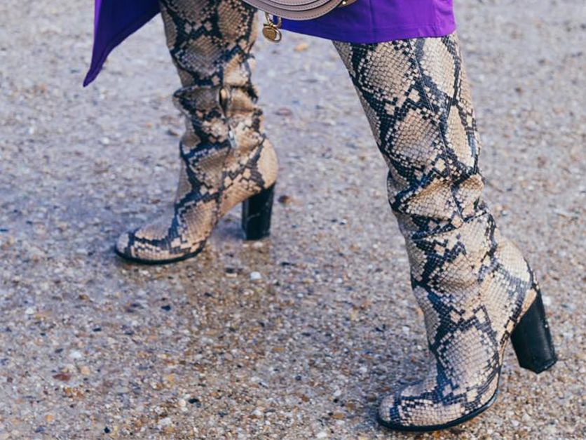 Vegan Sinclair Platform Stan Boots | Racing 1 Shoes - Animal