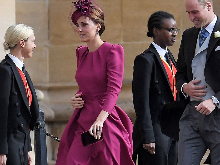 Kate Middleton's Pink Dress for Princess Eugenie's Wedding | Who What Wear Kate Middleton's Pink Dress for Princess Eugenie's Wedding | Who What Wear