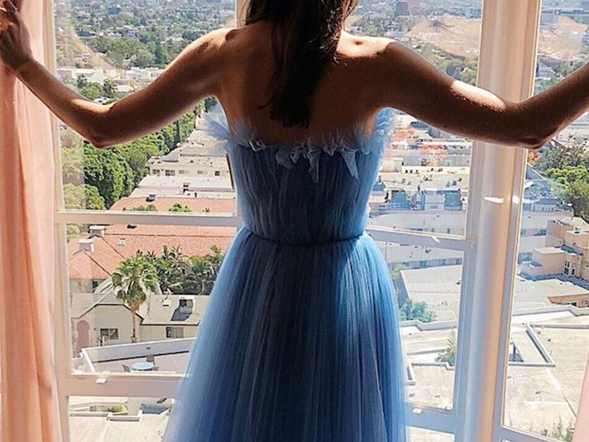 princess polly baby blue dress 20 Plus Size Bachelorette Outfits for the Bride That Flatter + Fit main image 1