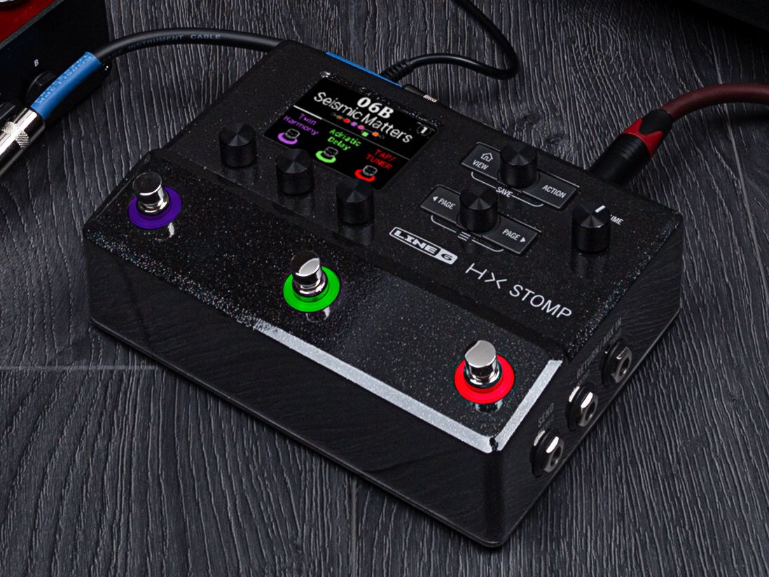 Line 6 launches HX Stomp multi-effects, a fully functional