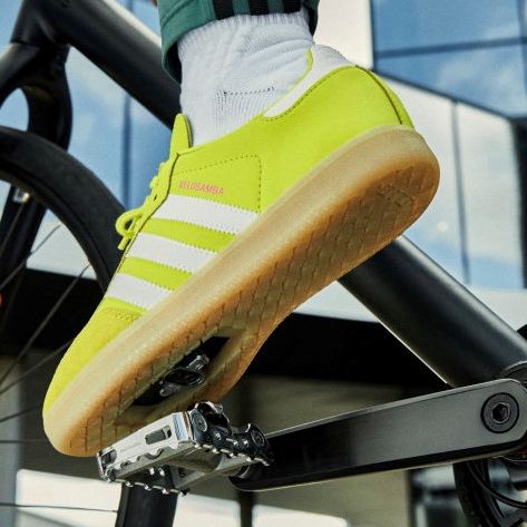 adidas gazelle silver green womens adidas Velosamba Made with Nature Cycling Shoes White 12 main image 1
