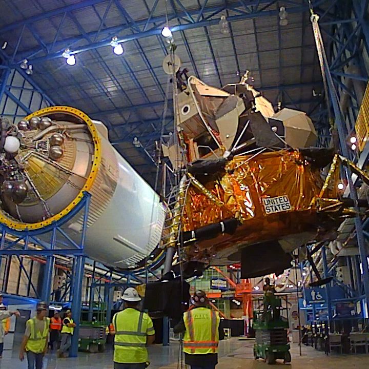 Lunar Module Makes Landing in Revamp of Apollo/Saturn V Center | Space