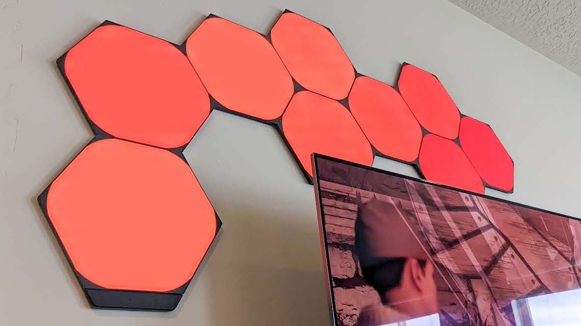 ナノリーフ　Nanoleaf Shapes Hexagons Nanoleaf Shapes Hexagons review: Touch-sensitive lights set