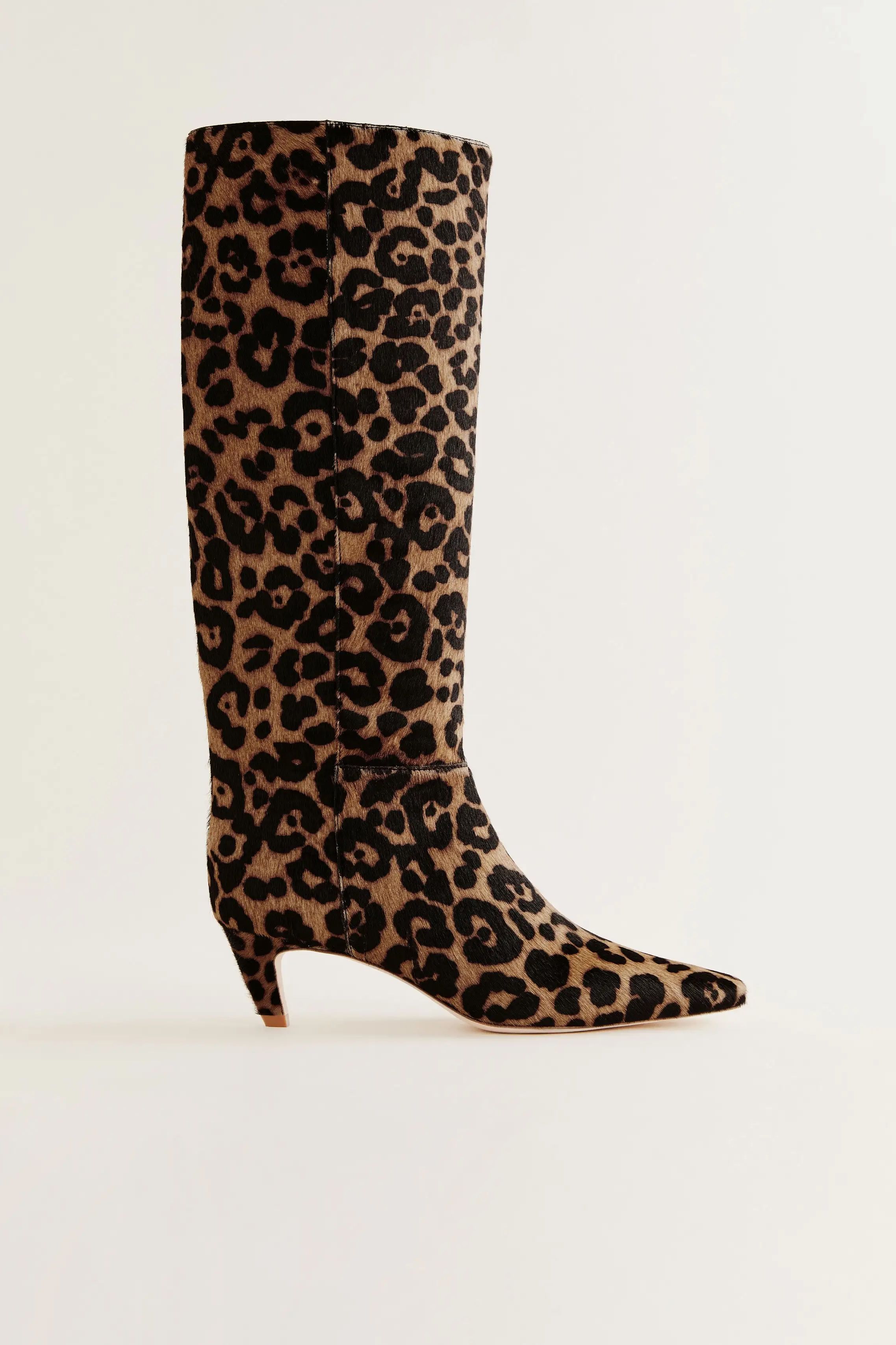 reformation cheetah print boot
