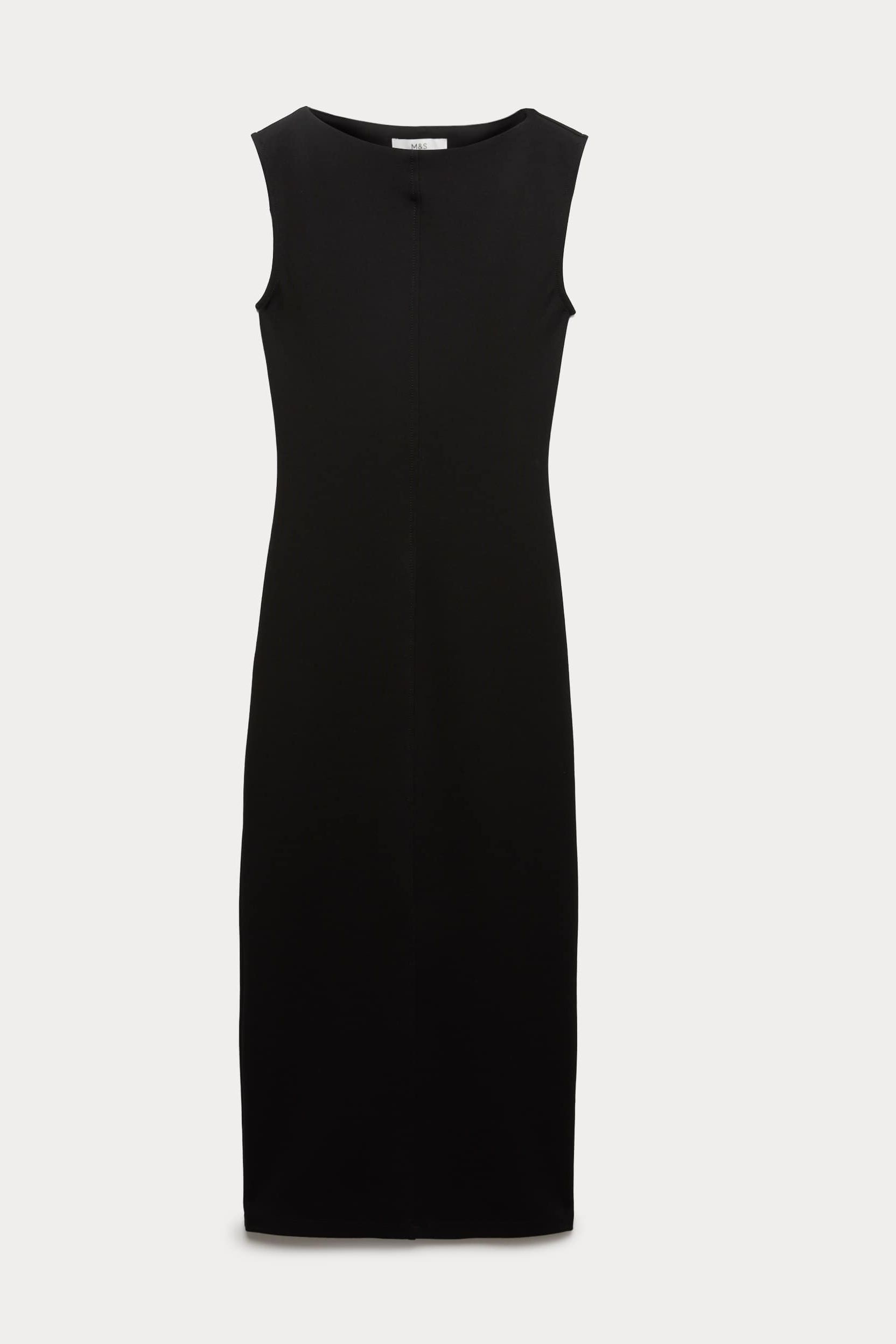 Jersey Midi Bodycon Dress