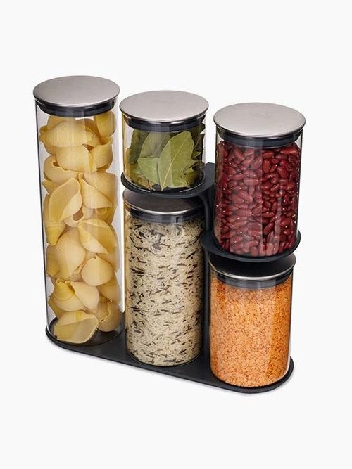 Podium&trade; Stainless-Steel Storage Container Set
