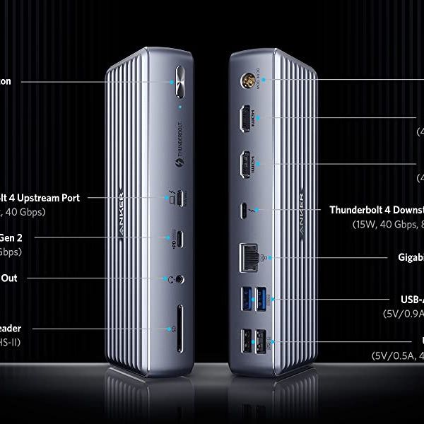 【未使用品】Anker 12-in-1 Thunderbolt 4 Dock Anker Apex 12-in-1 Thunderbolt 4 Dock - Versatile Connectivity