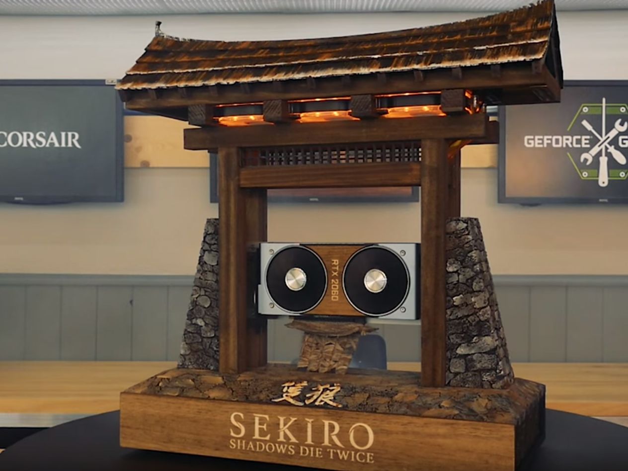 Watch how this incredible Sekiro-inspired PC case mod is
