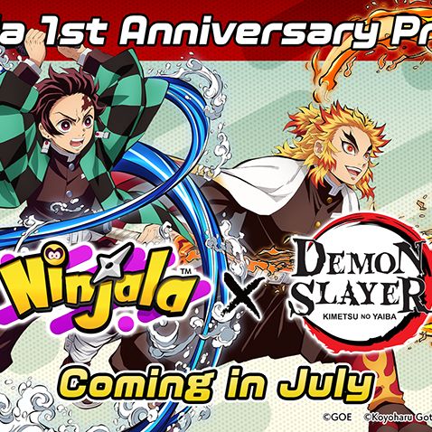Ninjala kicks off its anniversary celebrations with a Demon Slayer