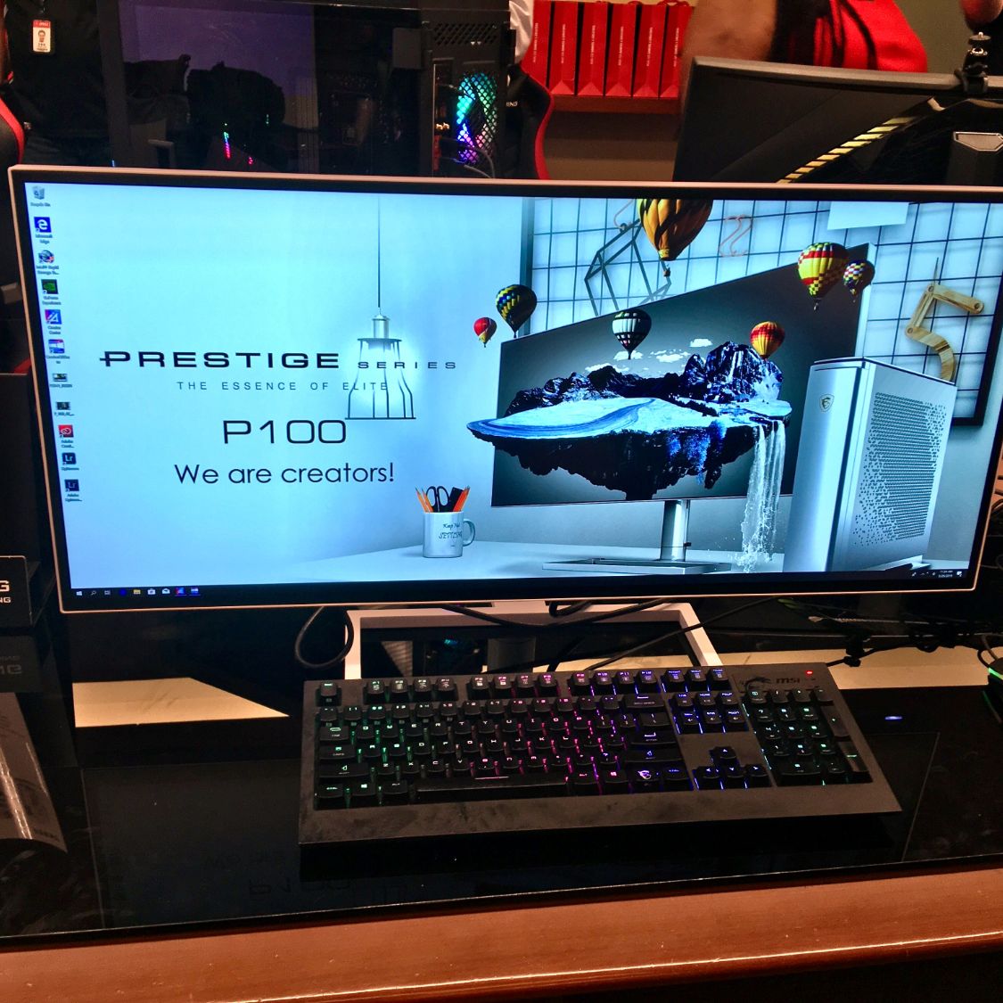 MSI クリエイター向け液晶モニター Prestige PS341WU