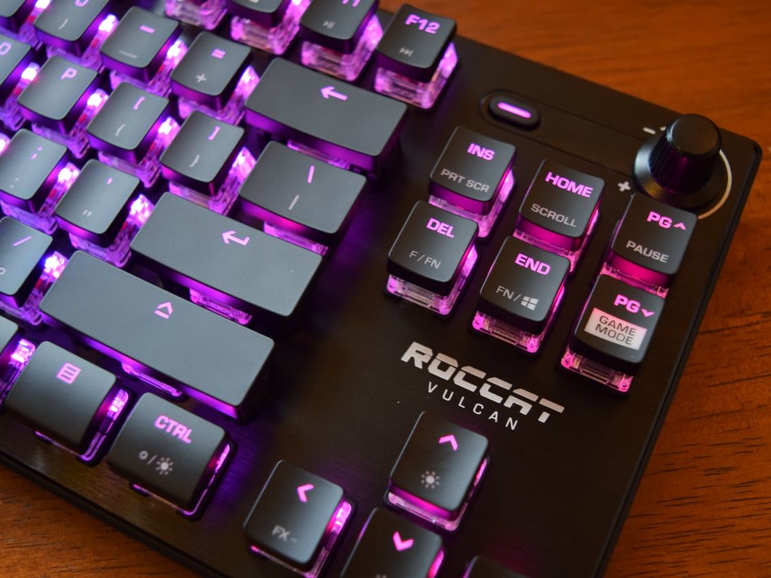 roccat vulcan tkl pro カスタム Roccat Vulcan TKL Pro Optical RGB Gaming Keyboard Review