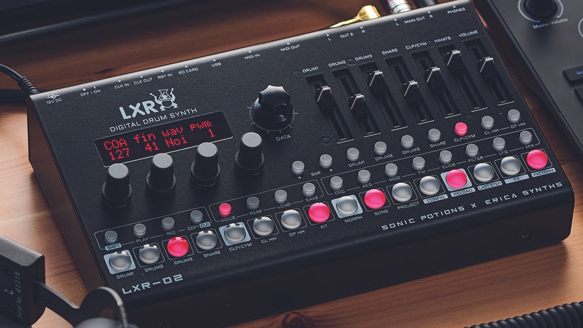 鍵盤楽器 LXR DRUM ERIKA SYNTHS & SONIC POTIONS Erica Synths Drum Synthesizer LXR-02 | Elektron Distribution