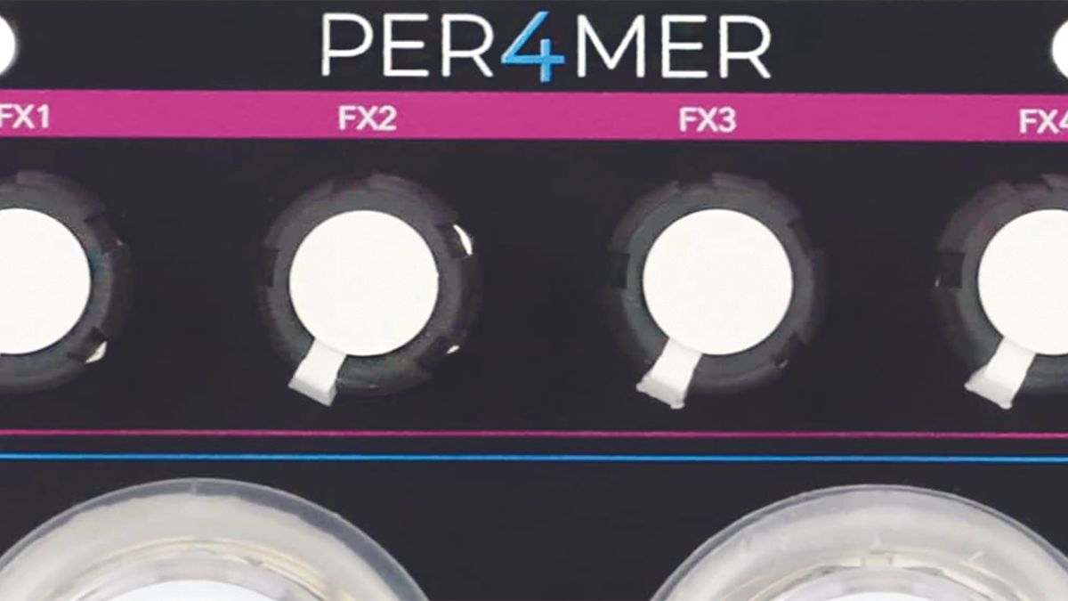 Modbap Modular Per4mer review | MusicRadar Modbap Modular Per4mer review | MusicRadar