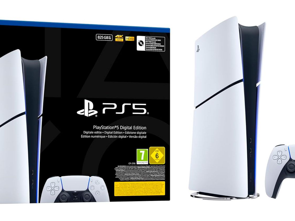 PlayStation 5 Digital Edition with 1TB SSD downgraded to 825GB