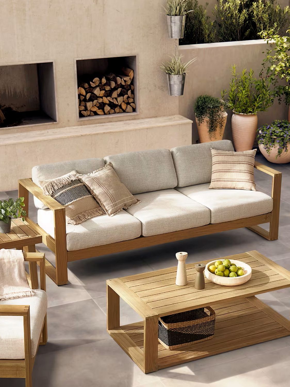 Rio Garden Teak Outdoor Sofa