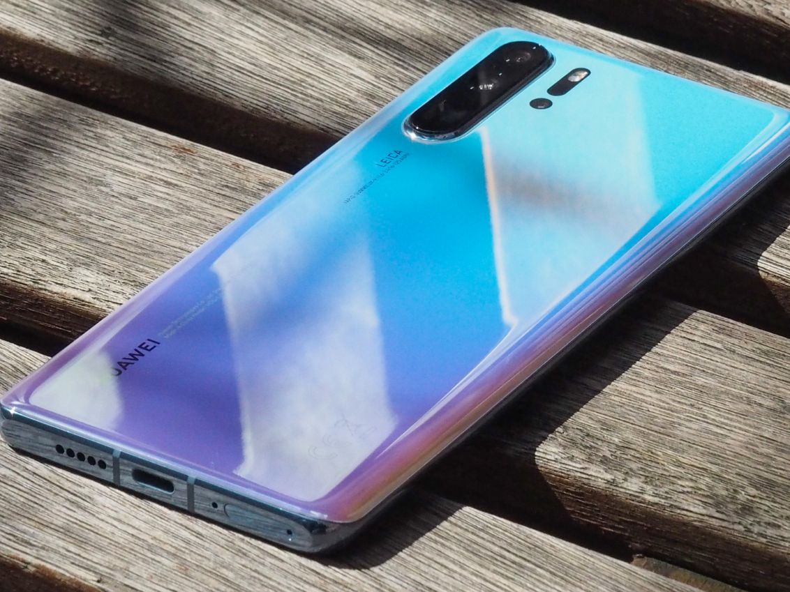Contour De Caméra Pour Huawei P30 Pro - Bleu Aurora, état Grade A