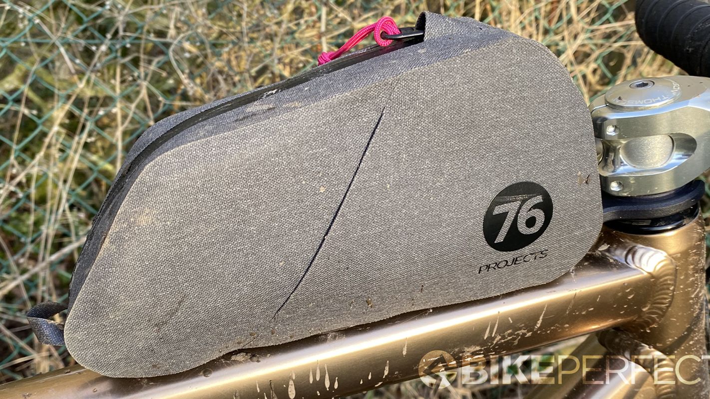 76 Projects A.S.S top tube bag review | Bike Perfect