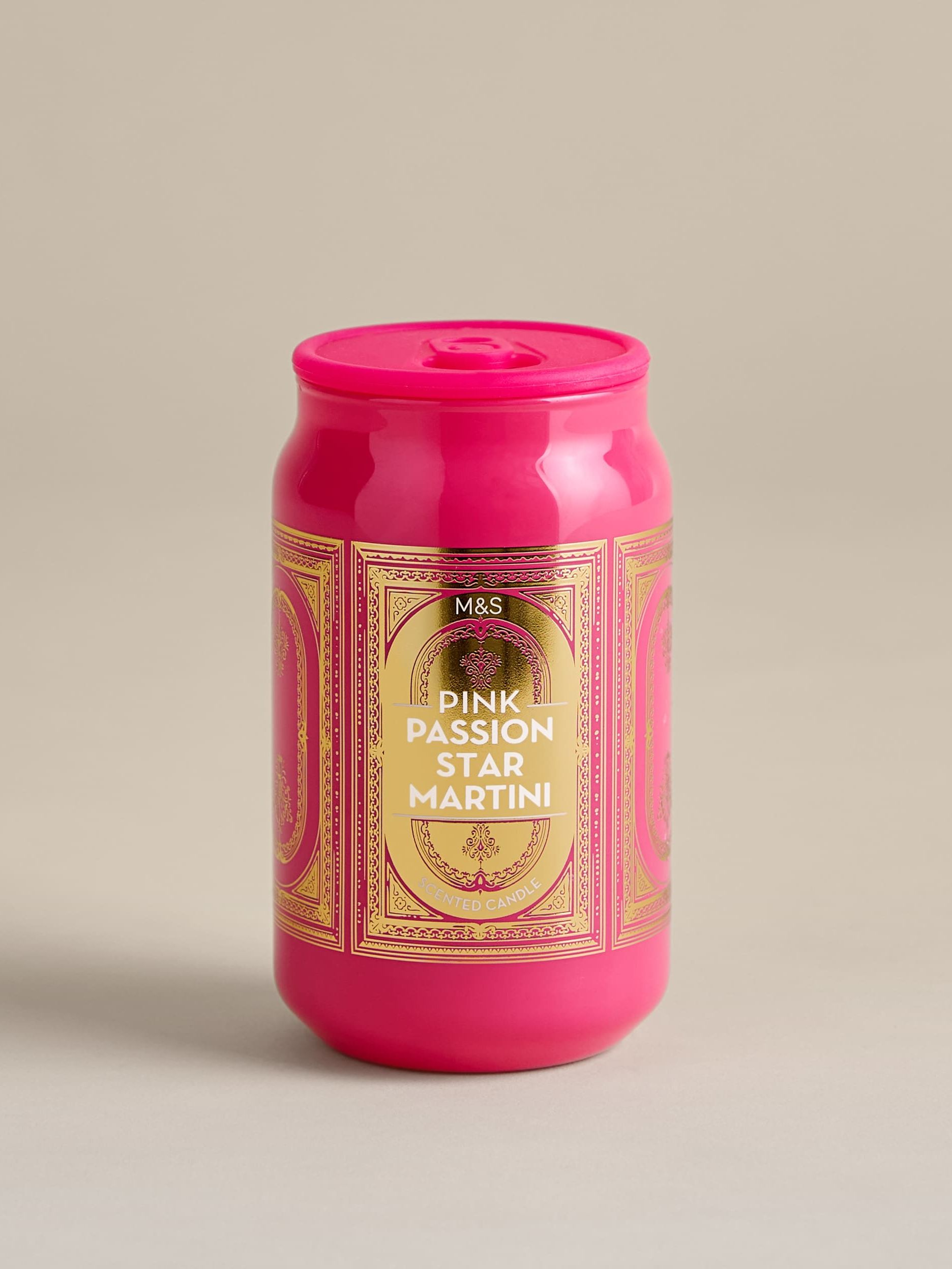 Pink Passion Star Martini Tinny Scented Candle