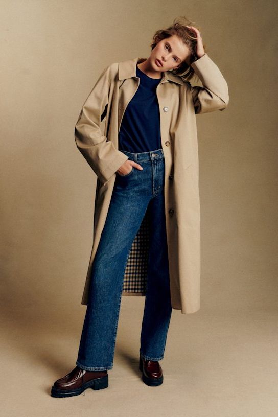 Clyde Coat - Light Beige - Organic Cotton - S&amp;eacute;zane