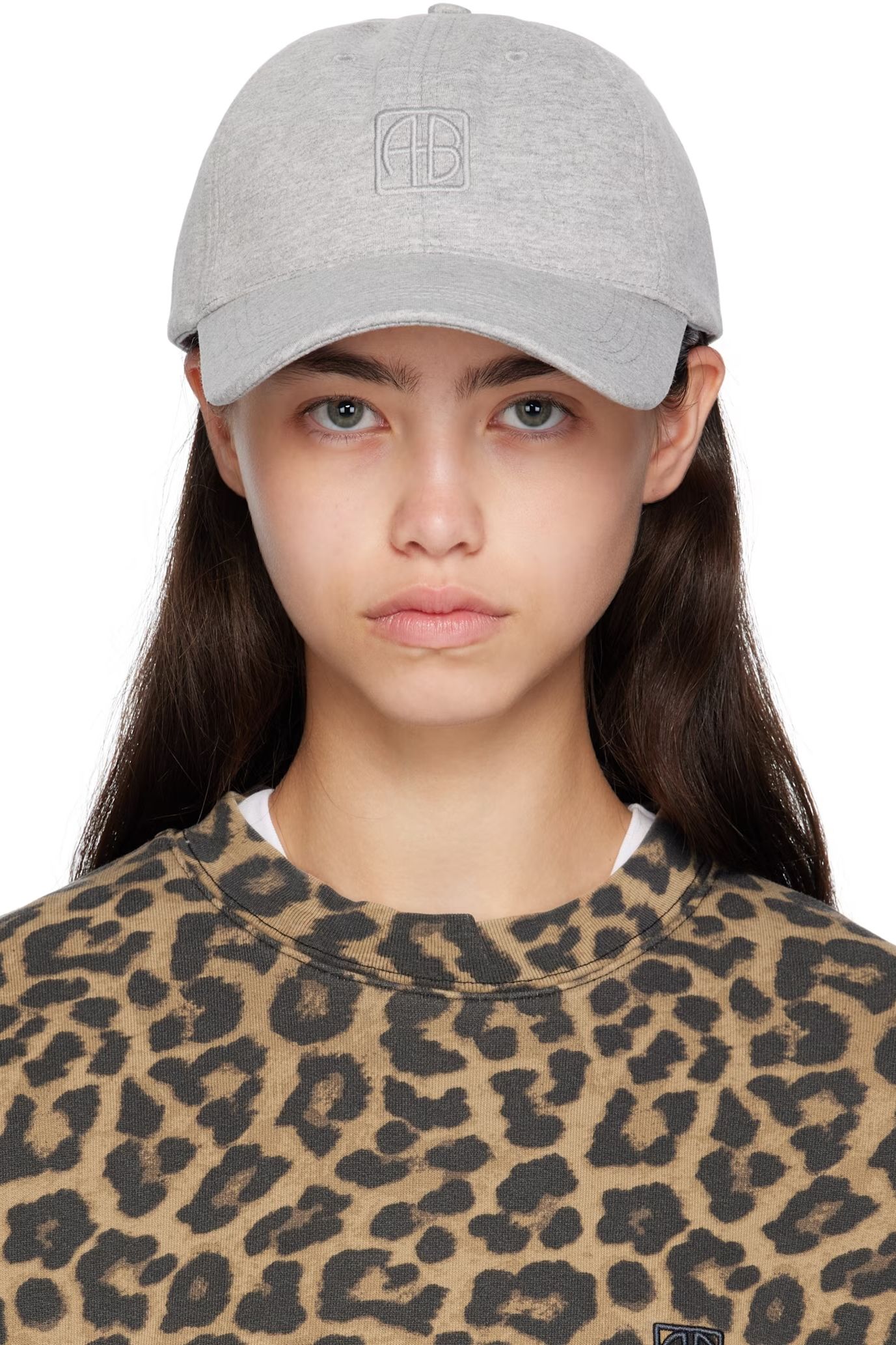 Anine Bing Gray Jeremy Baseball Cap